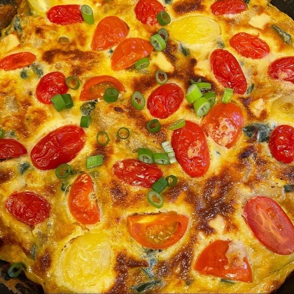 Frittata recipe. All the veg in the fridge and aged Gouda YUMMY - Picture 14 of 14